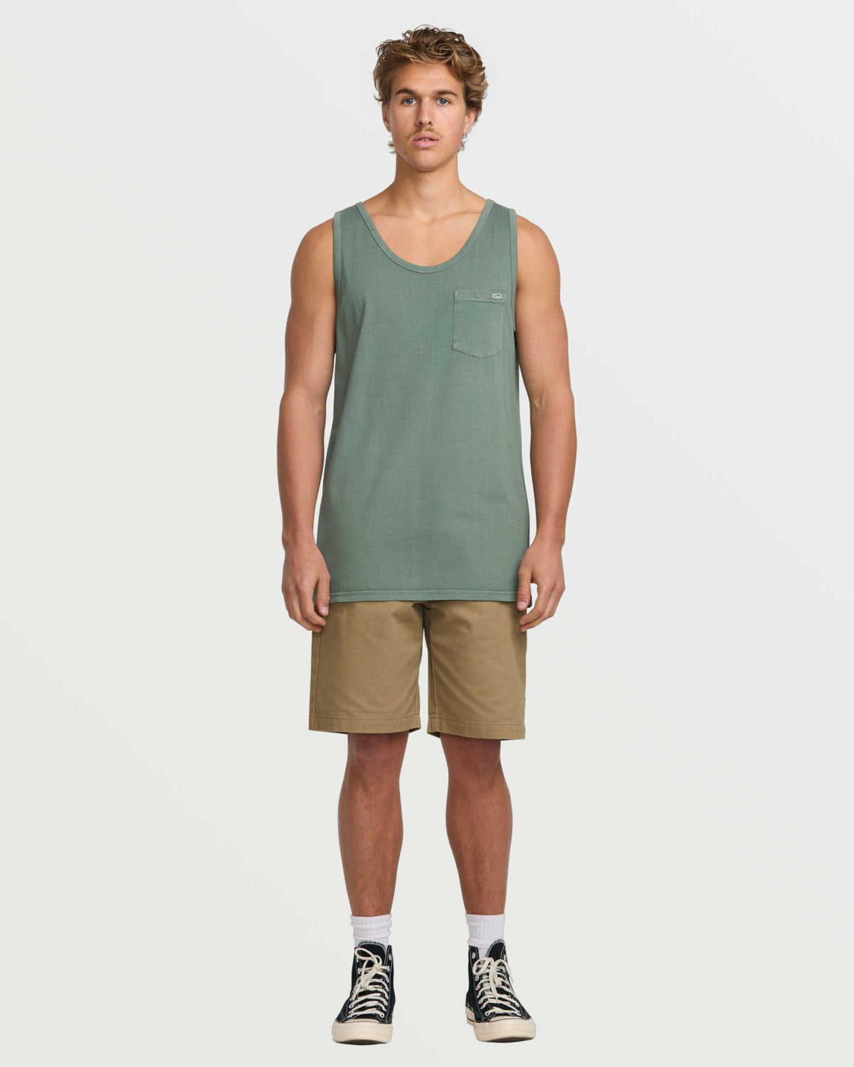 Billabong Essential Premium Wave Wash Tank - Dark Slate