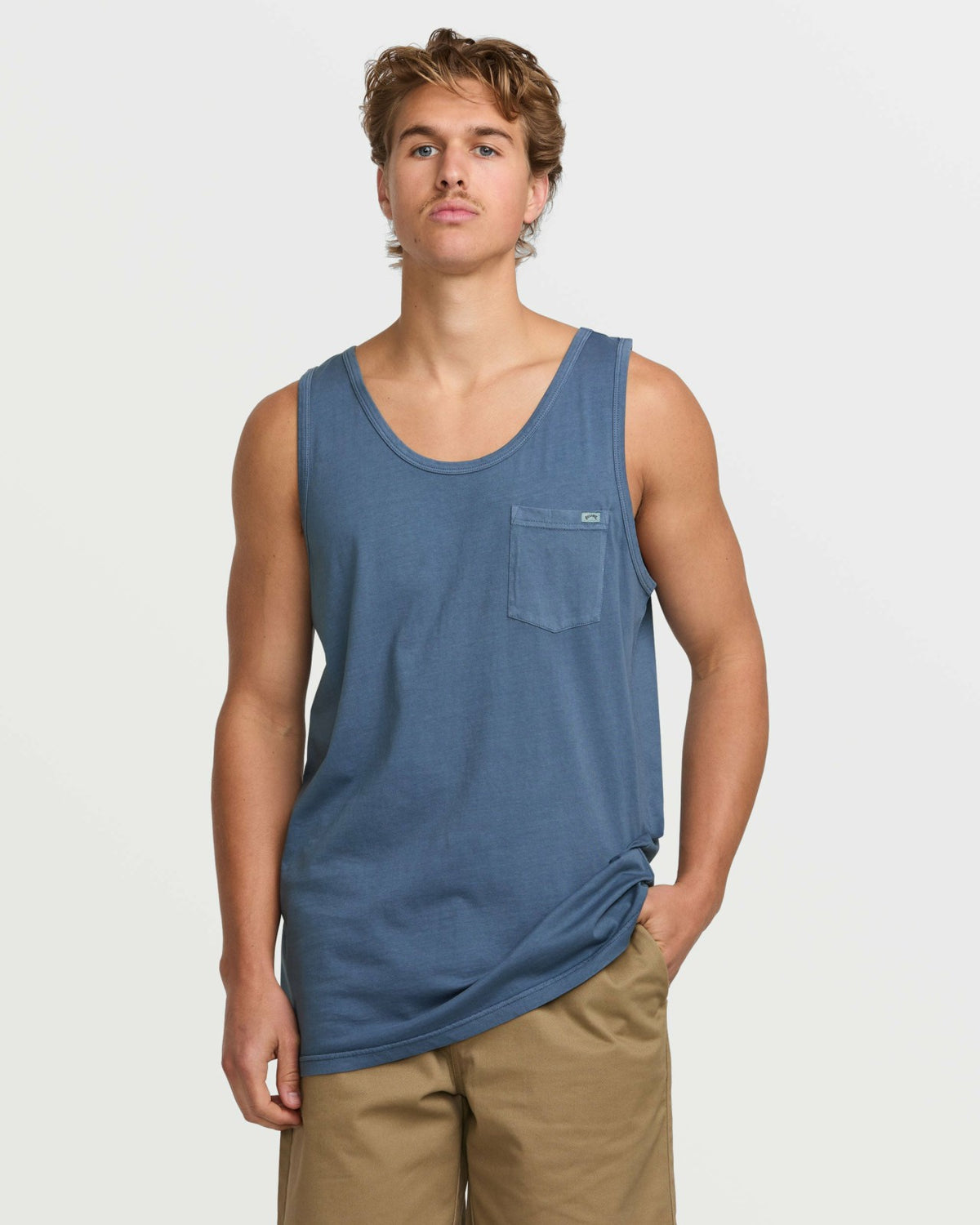 Billabong Essential Premium Wave Wash Tank - Slate Blue