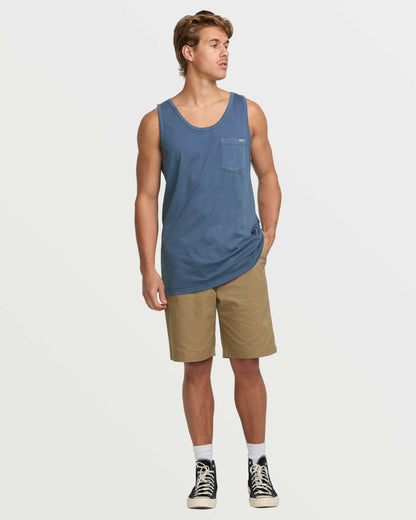 Billabong Essential Premium Wave Wash Tank - Slate Blue