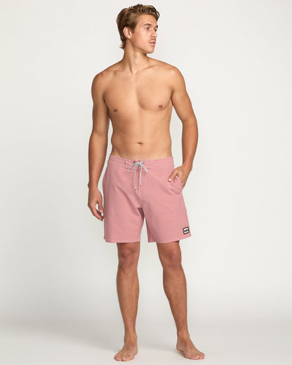 Billabong Every Other Day Lo Tide 18" Boardshorts - Dusty Rose