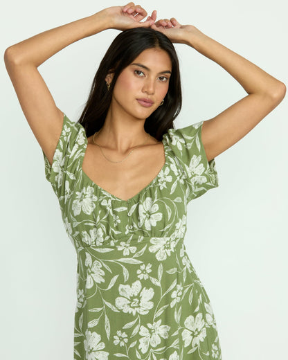Billabong Fall For You Dress - Ranger Green
