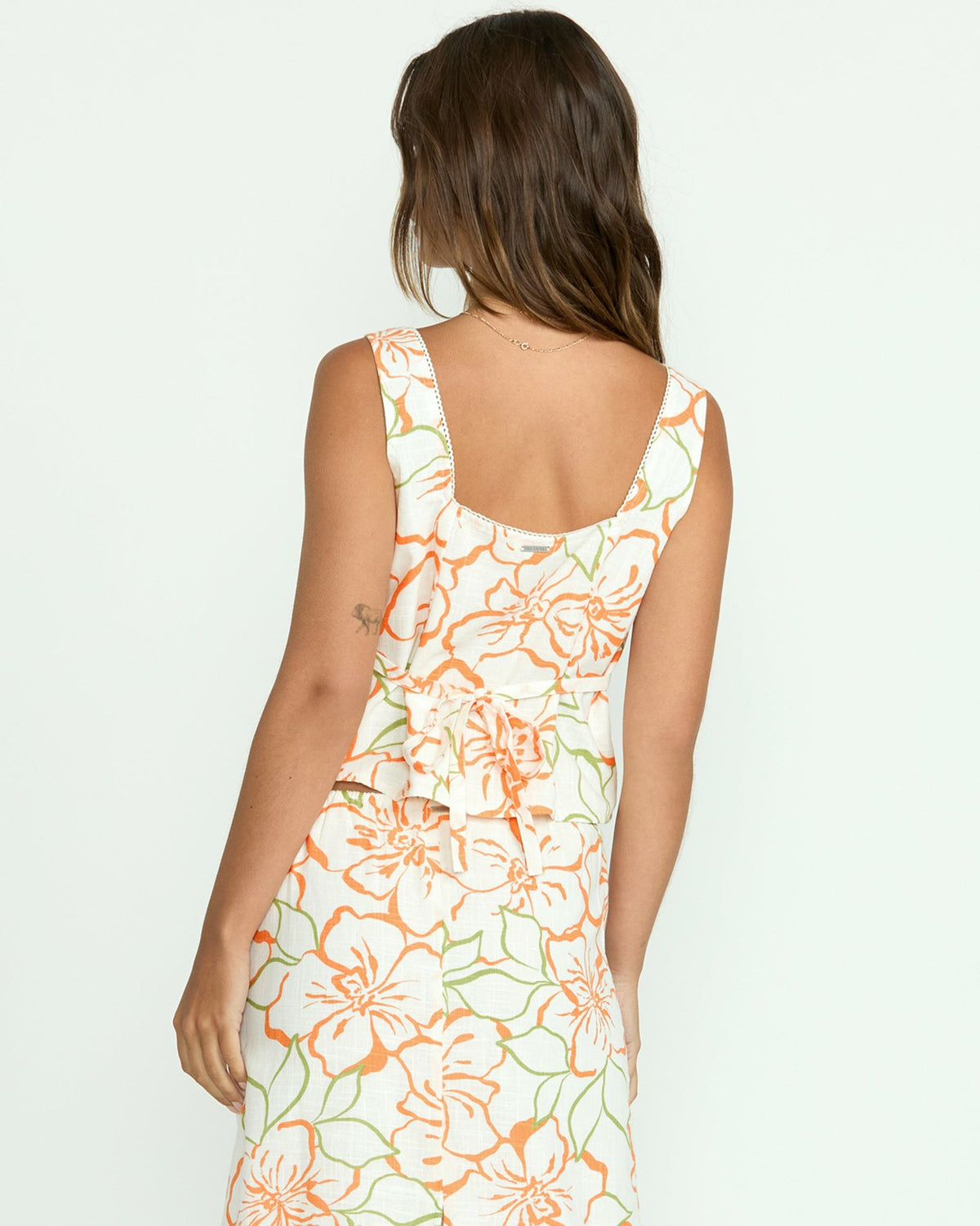 Billabong Feelin Free Woven Tank - Salt Crystal