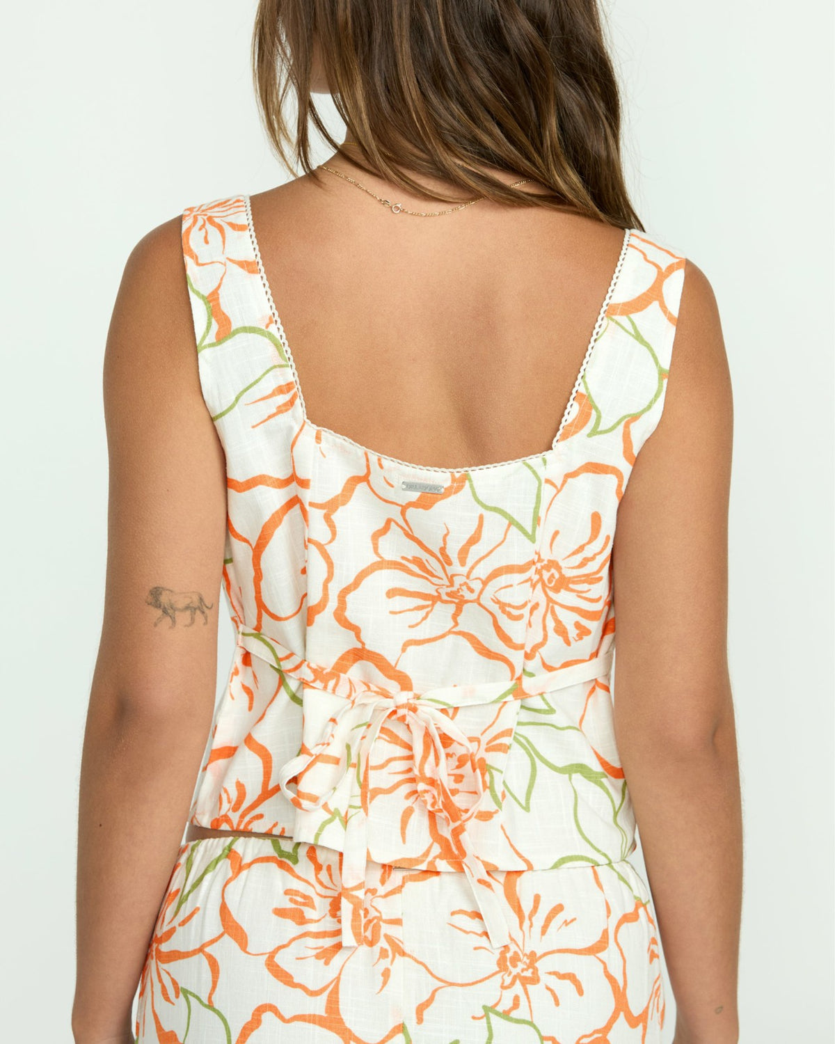 Billabong Feelin Free Woven Tank - Salt Crystal
