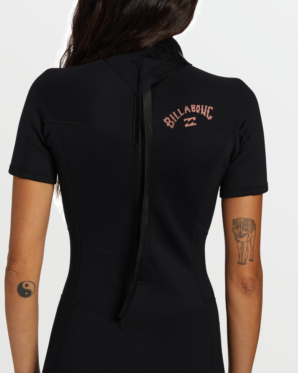 Billabong Foil Flatlock Short Sleeve Springsuit - Black