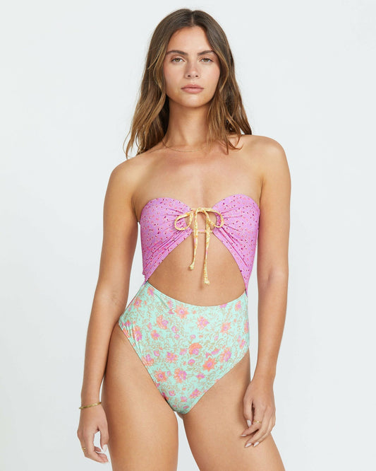 Billabong Folk Story Andrew One-Piece Swimsuit - Multi