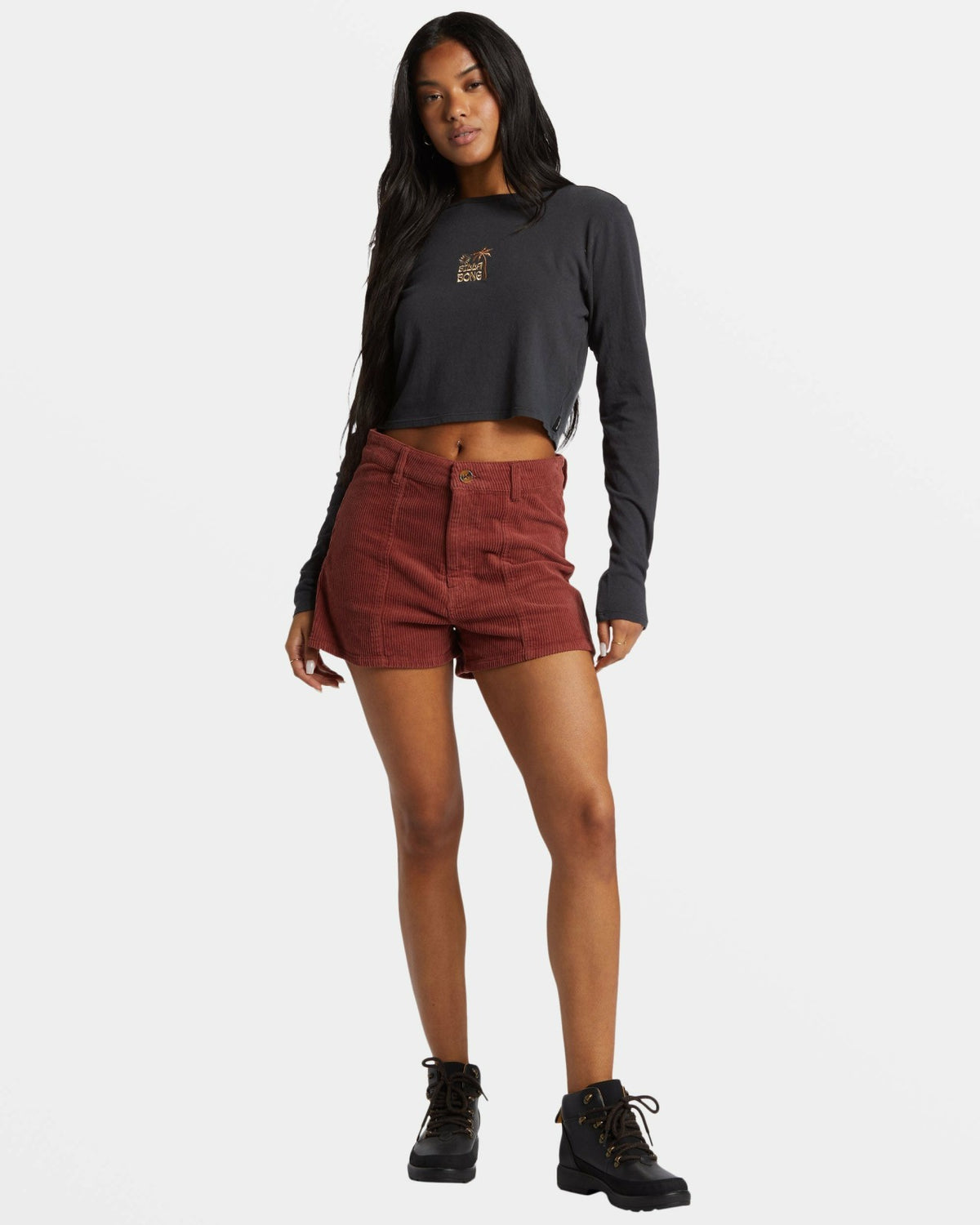 Billabong Free Fall Corduroy Shorts - Choc Chip