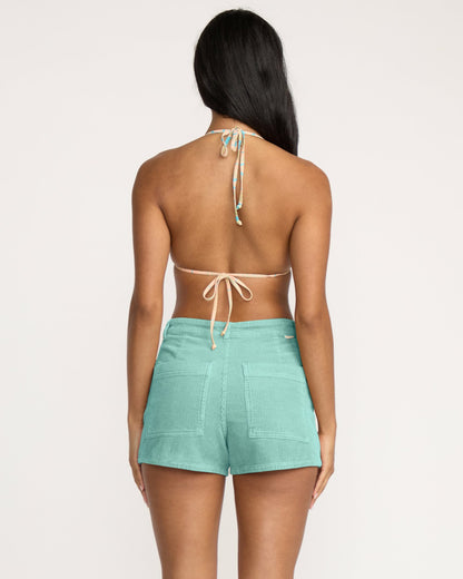 Billabong Free Fall Corduroy Shorts - Misty Blue