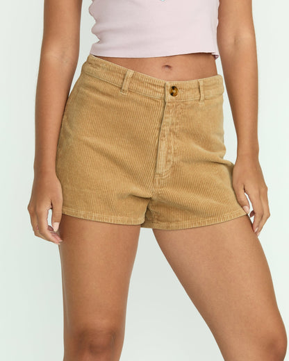 Billabong Free Fall Corduroy Shorts - Khaki