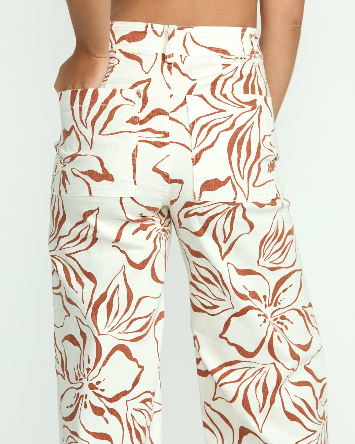 Billabong Free Fall Printed Twill Pants - Salt Crystal