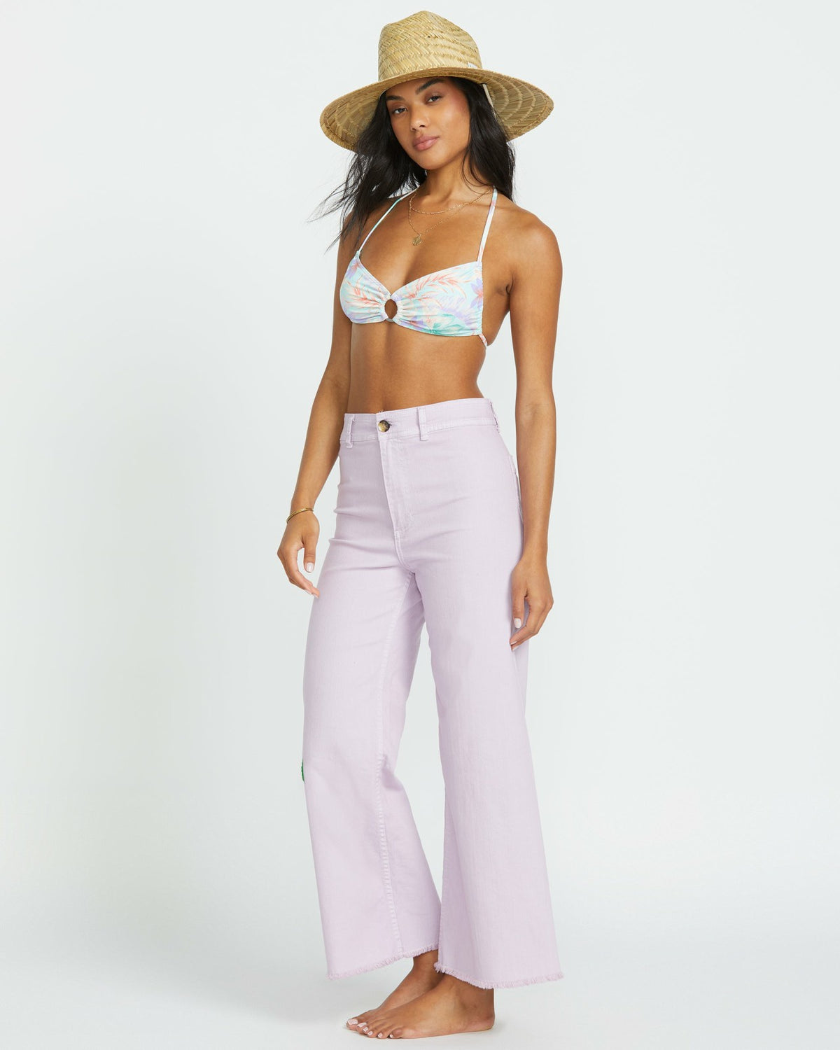 Billabong Free Fall High-Waist Pants - Amethyst Smoke
