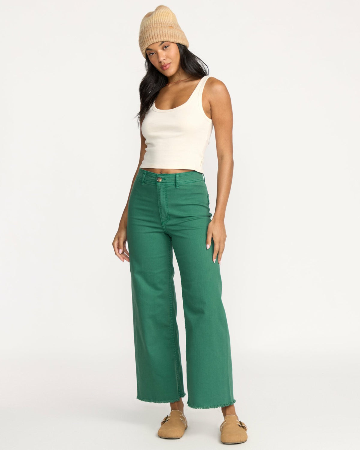 Billabong Free Fall High-Waist Pants - Evergreen