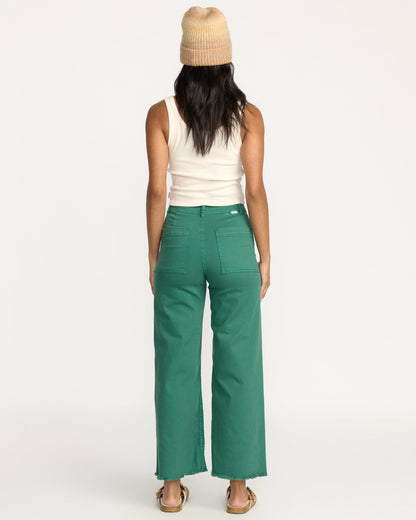 Billabong Free Fall High-Waist Pants - Evergreen