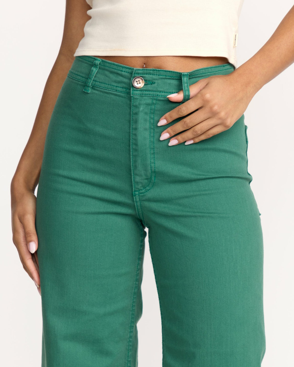 Billabong Free Fall High-Waist Pants - Evergreen