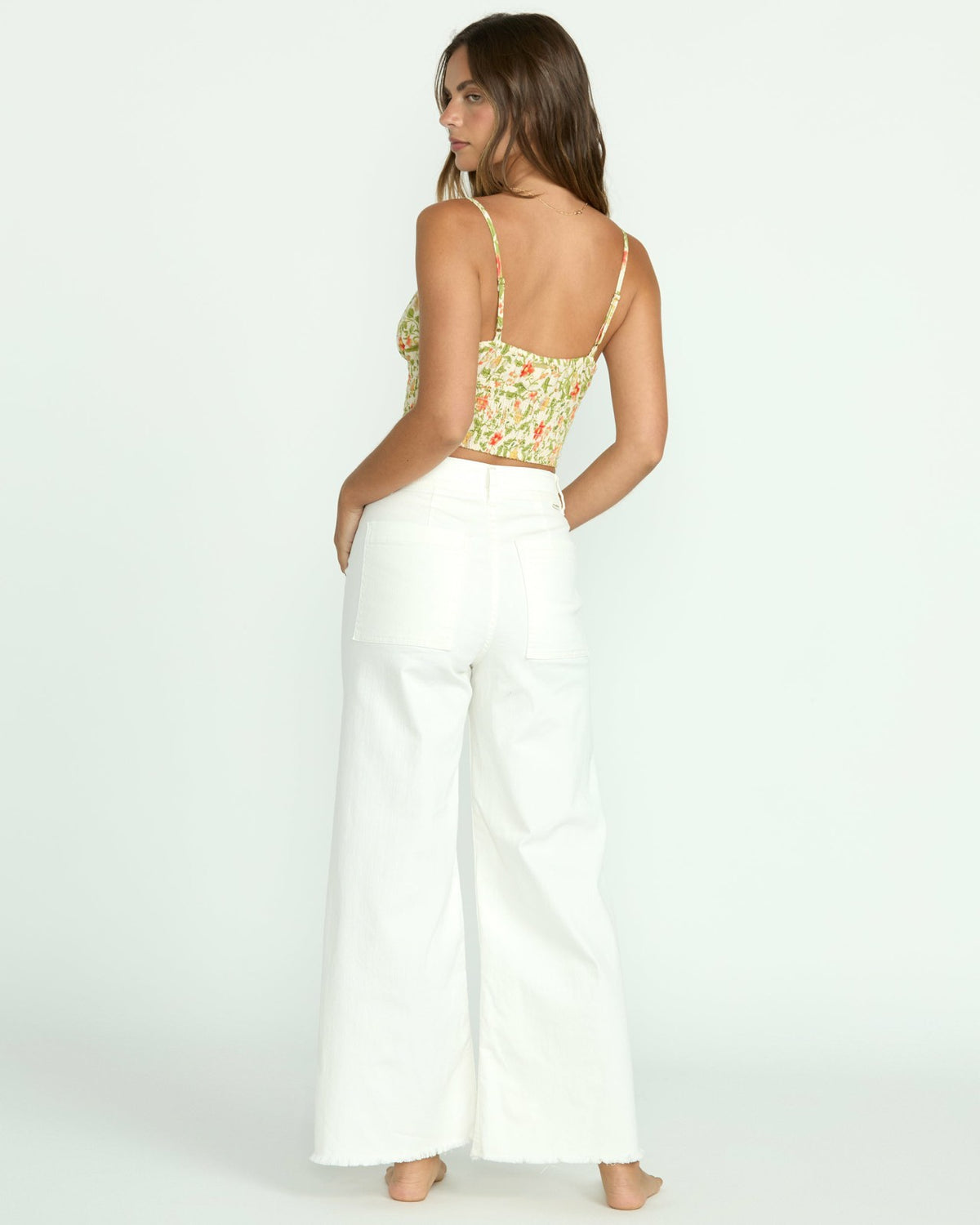 Billabong Free Fall High-Waist Pants - Salt Crystal 1