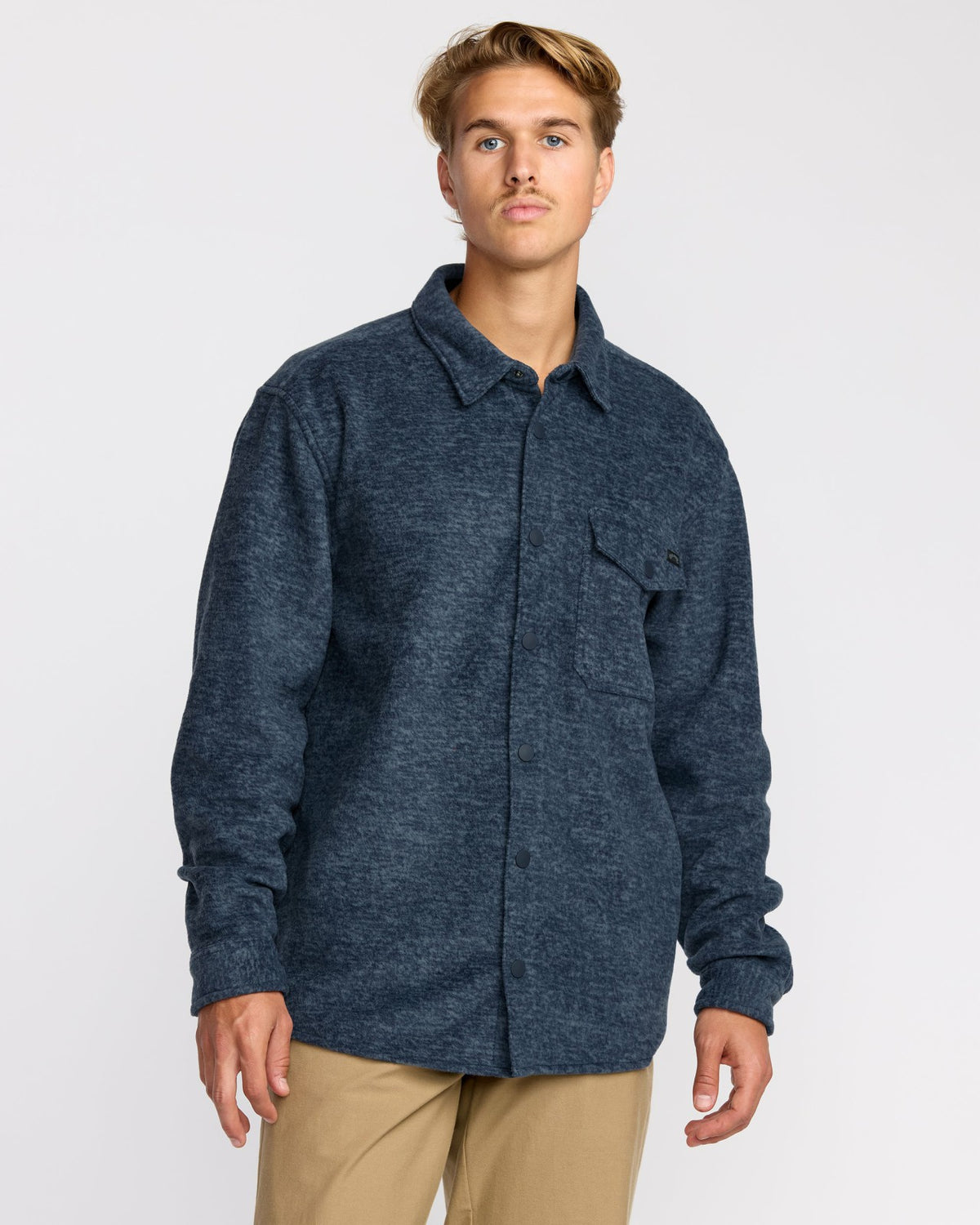 Billabong Furnace Long Sleeve Flannel Shirt - Navy