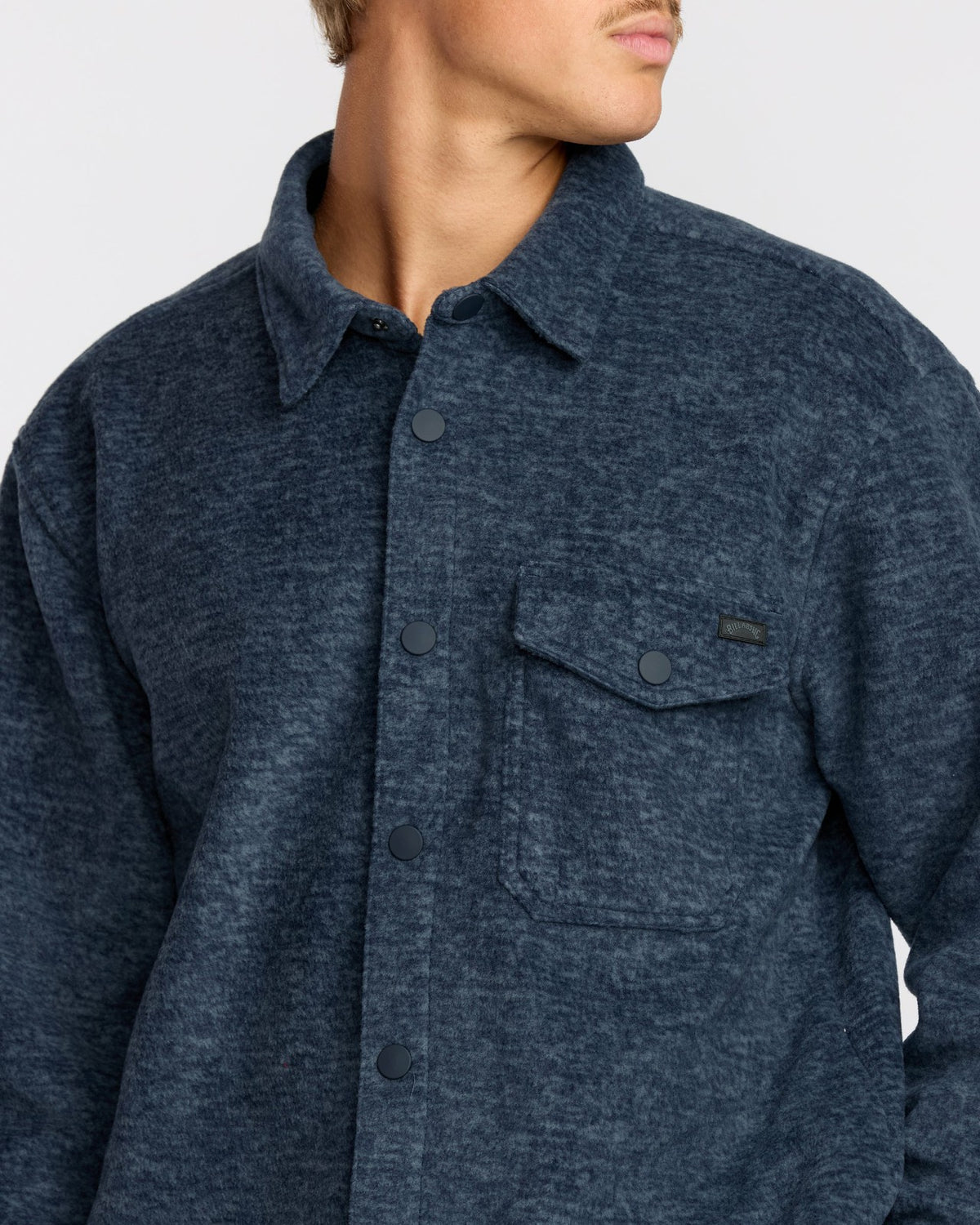 Billabong Furnace Long Sleeve Flannel Shirt - Navy