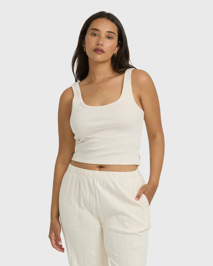 Billabong Goddess Knit Tank - Whitecap