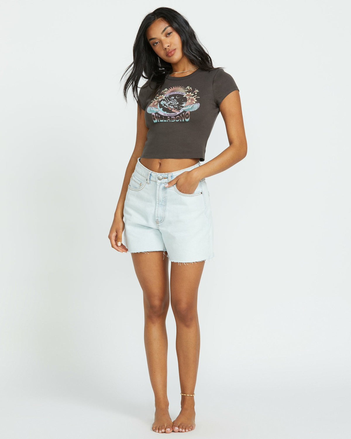 Billabong Goes Around Tee - Off Black