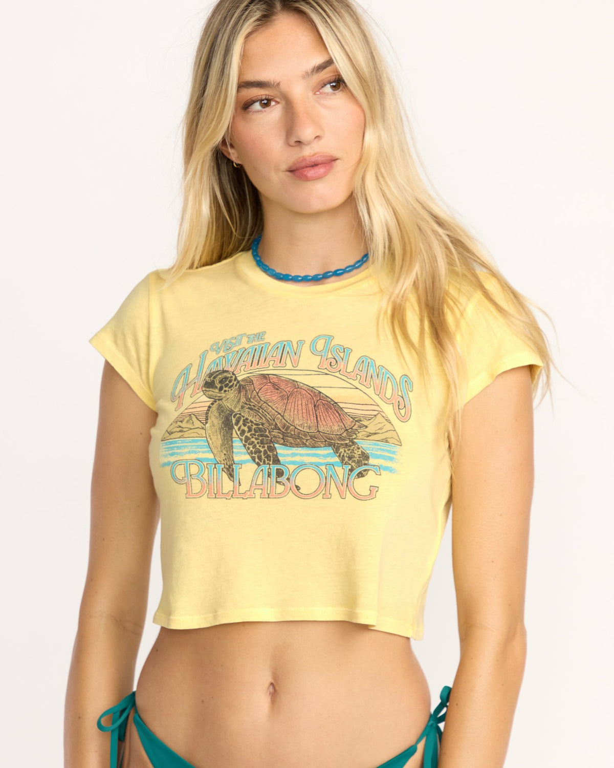 Billabong Going On Vacay T-Shirt - Retro Yellow