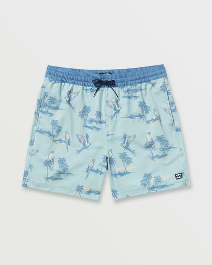 Billabong Good Times Laybacks 16" Trunks - Dusty Blue