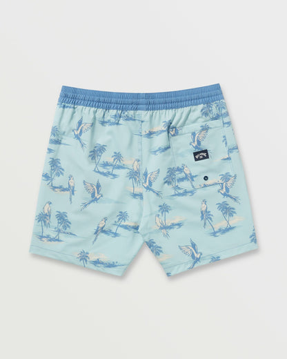 Billabong Good Times Laybacks 16" Trunks - Dusty Blue