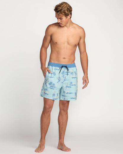 Billabong Good Times Laybacks 16" Trunks - Dusty Blue