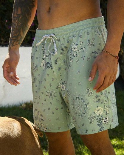 Billabong Good Times Laybacks 16" Trunks - Mist Green