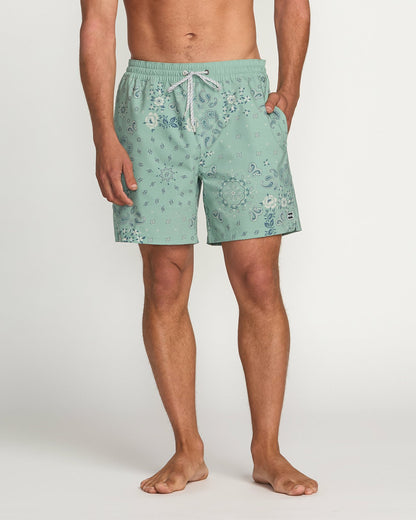Billabong Good Times Laybacks 16" Trunks - Mist Green