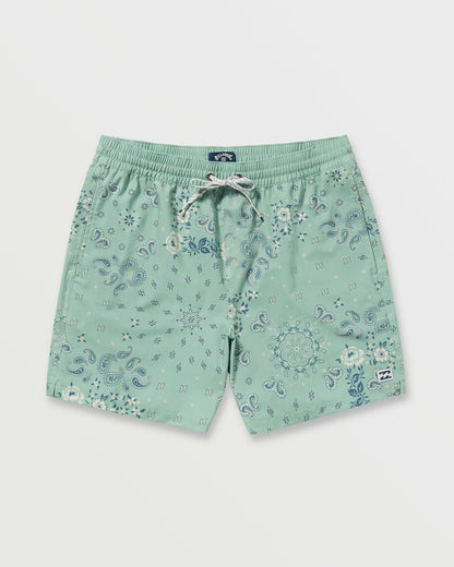 Billabong Good Times Laybacks 16" Trunks - Mist Green