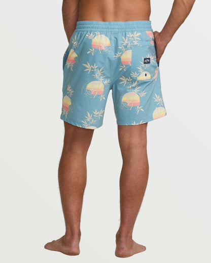 Billabong Good Times Laybacks 16" Trunks - Washed Blue
