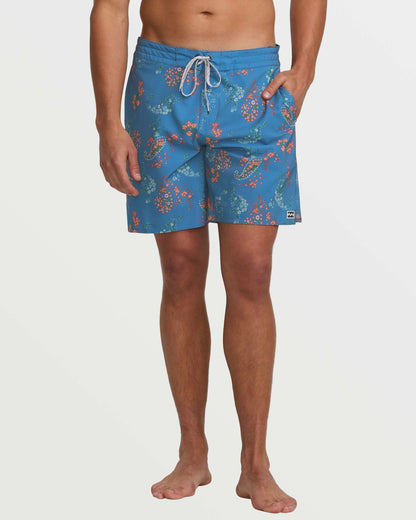 Billabong Good Times Lo Tide 18" Boardshorts - Bay Blue