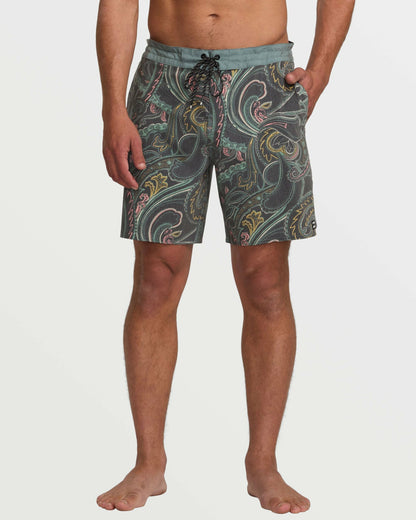Billabong Good Times Lo Tide 18" Boardshorts - Dark Slate