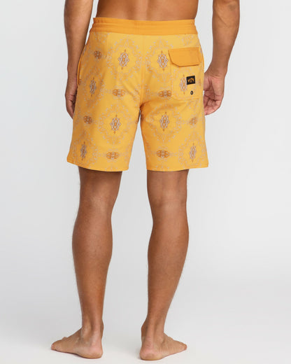 Billabong Good Times Lo Tide 18" Boardshorts - Dust Yellow