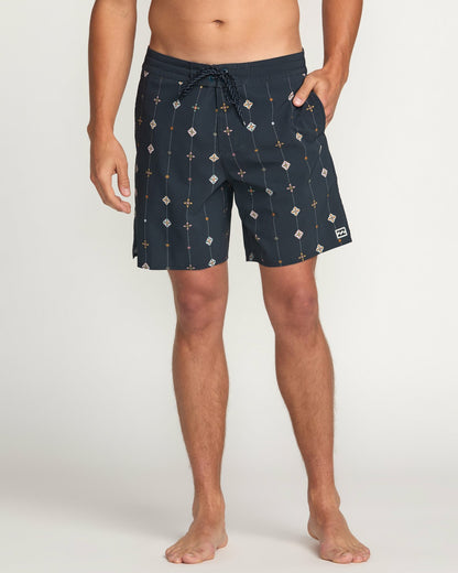 Billabong Good Times Lo Tide 18" Boardshorts - Navy