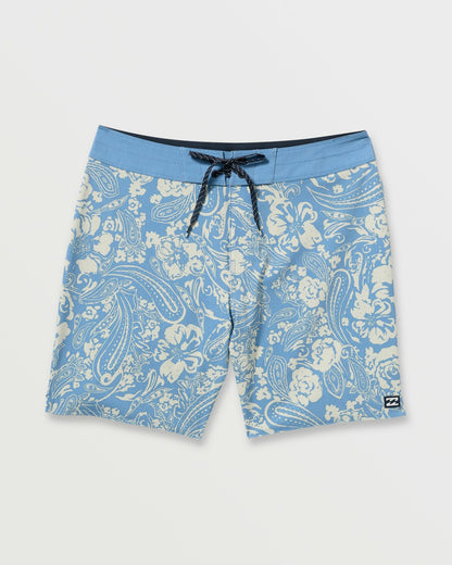 Billabong Good Times Pro Performance 18" Boardshorts - Carolina Blue