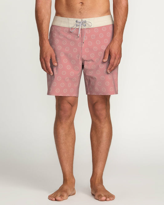 Billabong Good Times Pro Performance 18" Boardshorts - Dusty Rose