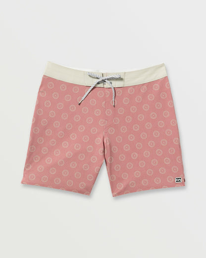 Billabong Good Times Pro Performance 18" Boardshorts - Dusty Rose