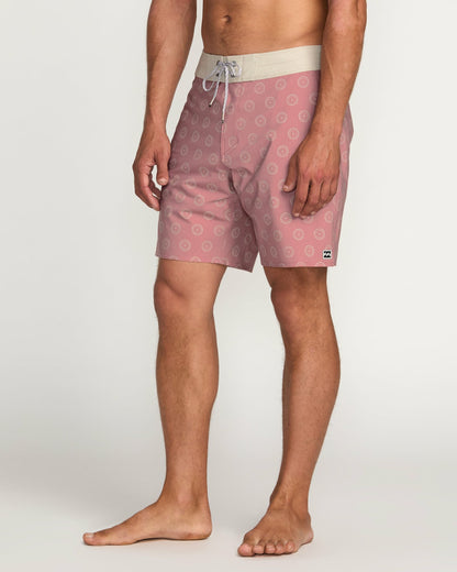 Billabong Good Times Pro Performance 18" Boardshorts - Dusty Rose