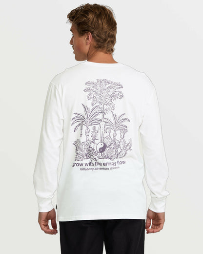 Billabong Grow A/Div Long Sleeve Tee - White