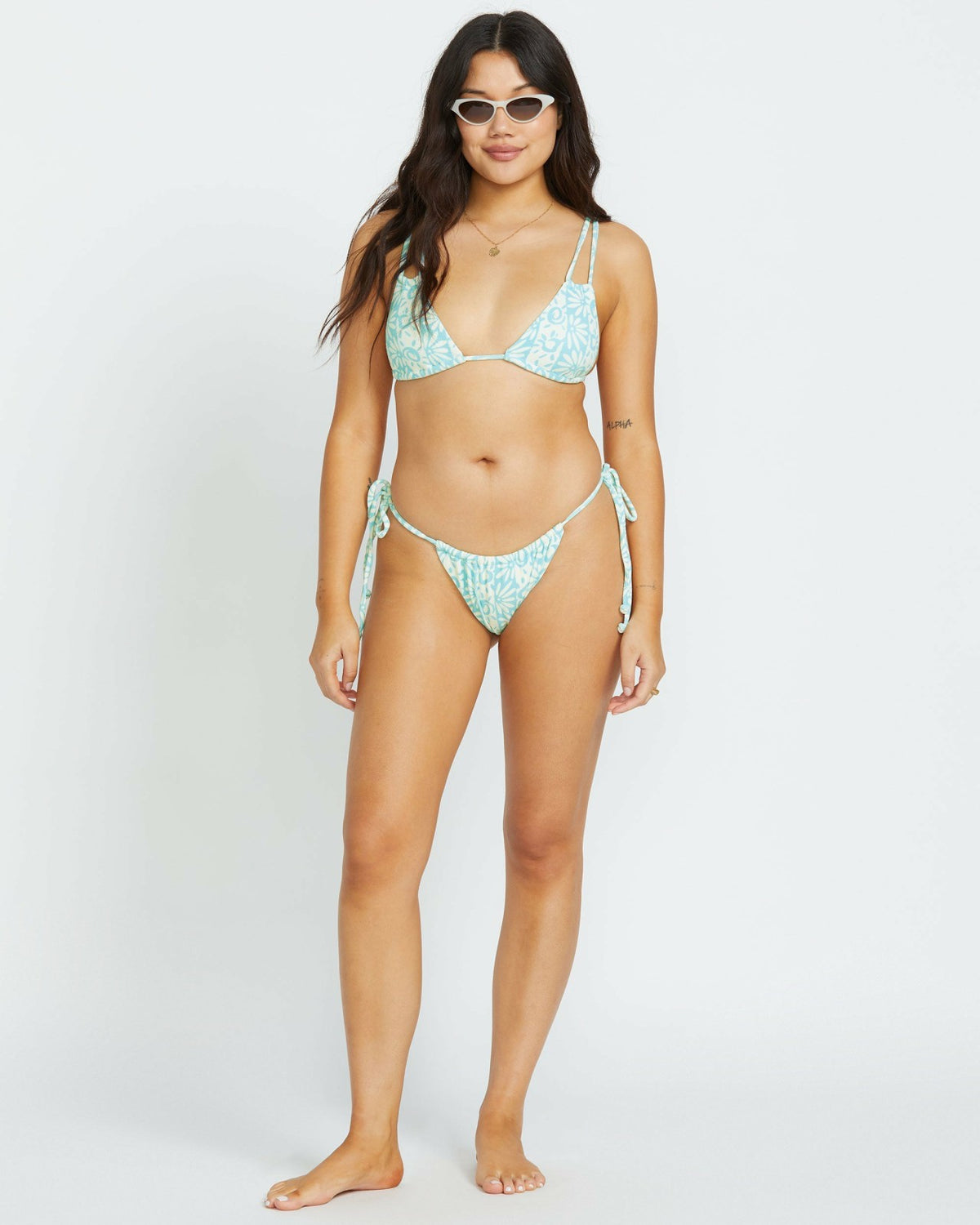 Billabong Happy Dance Bells Pant Bikini Bottom - Sea Spray