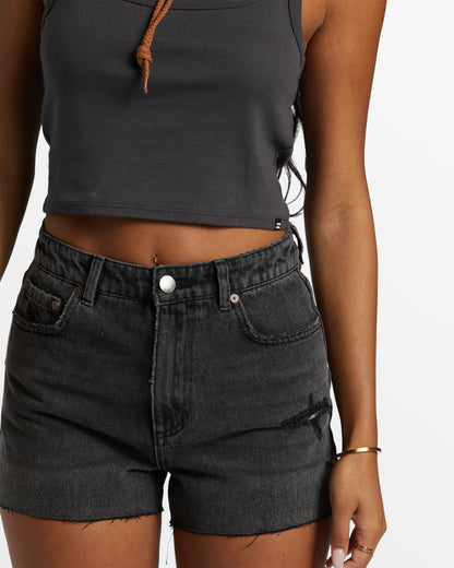 Billabong High Tides Denim Shorts - Fade To Black