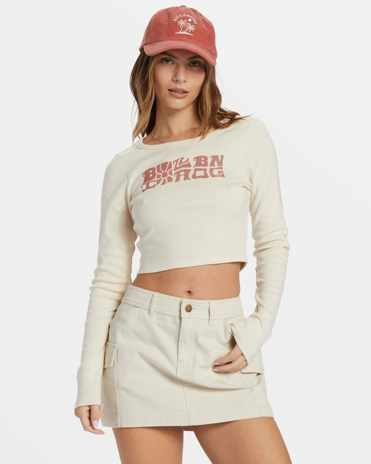 Billabong Hilary Cargo Skirt - Whitecap