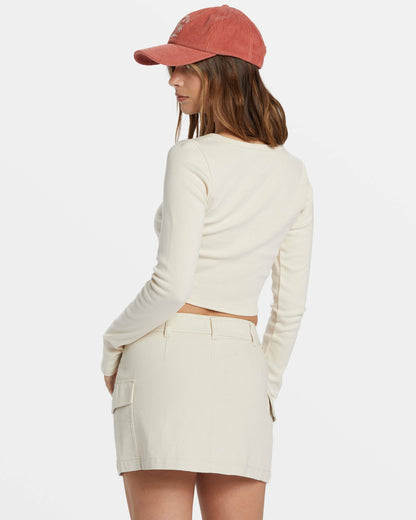 Billabong Hilary Cargo Skirt - Whitecap