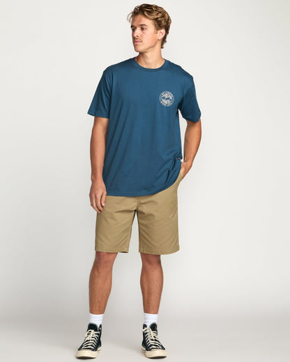 Billabong Hollow Premium Tee - Deep Blue