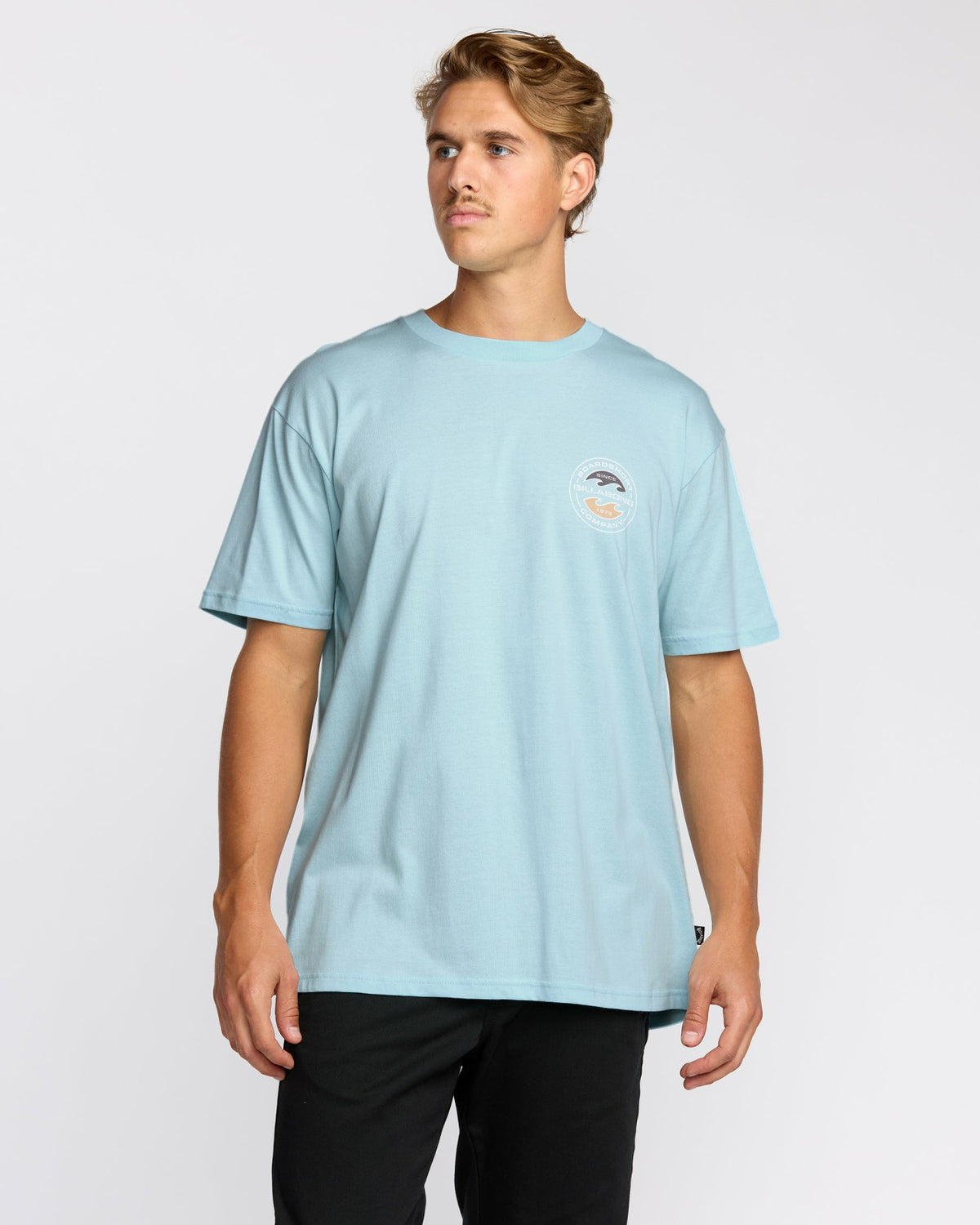 Billabong Hollow Premium Short Sleeve T-Shirt - Coastal Blue