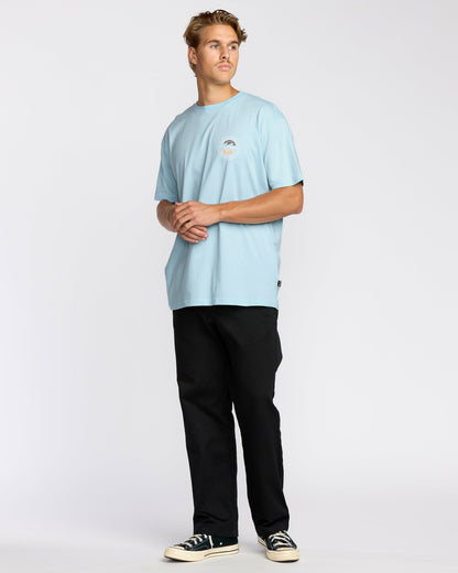 Billabong Hollow Premium Short Sleeve T-Shirt - Coastal Blue