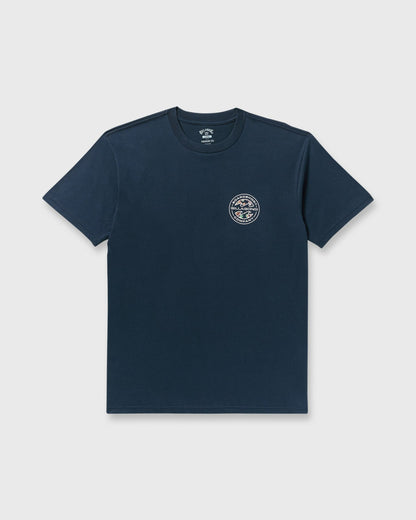 Billabong Hollow Premium Short Sleeve T-Shirt - Navy