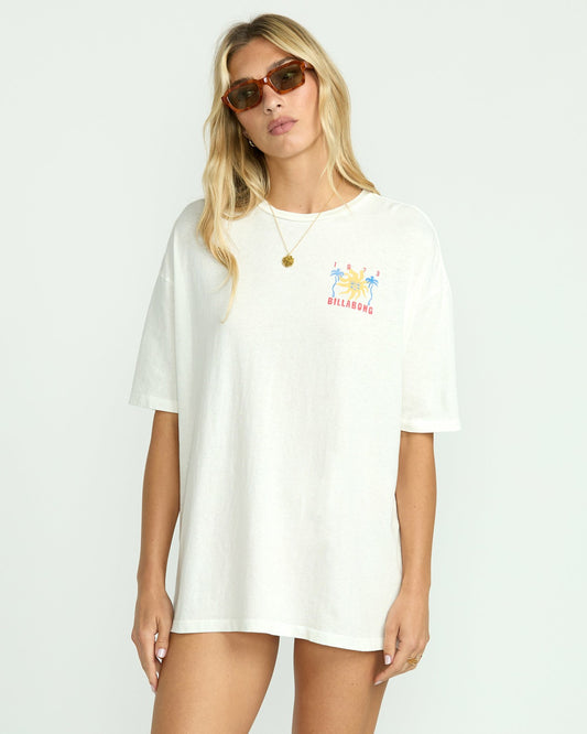 Billabong Hot Haze Tee - Salt Crystal