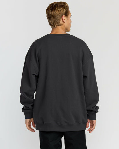 Billabong Iconic Emboss Crewneck Sweatshirt - Black