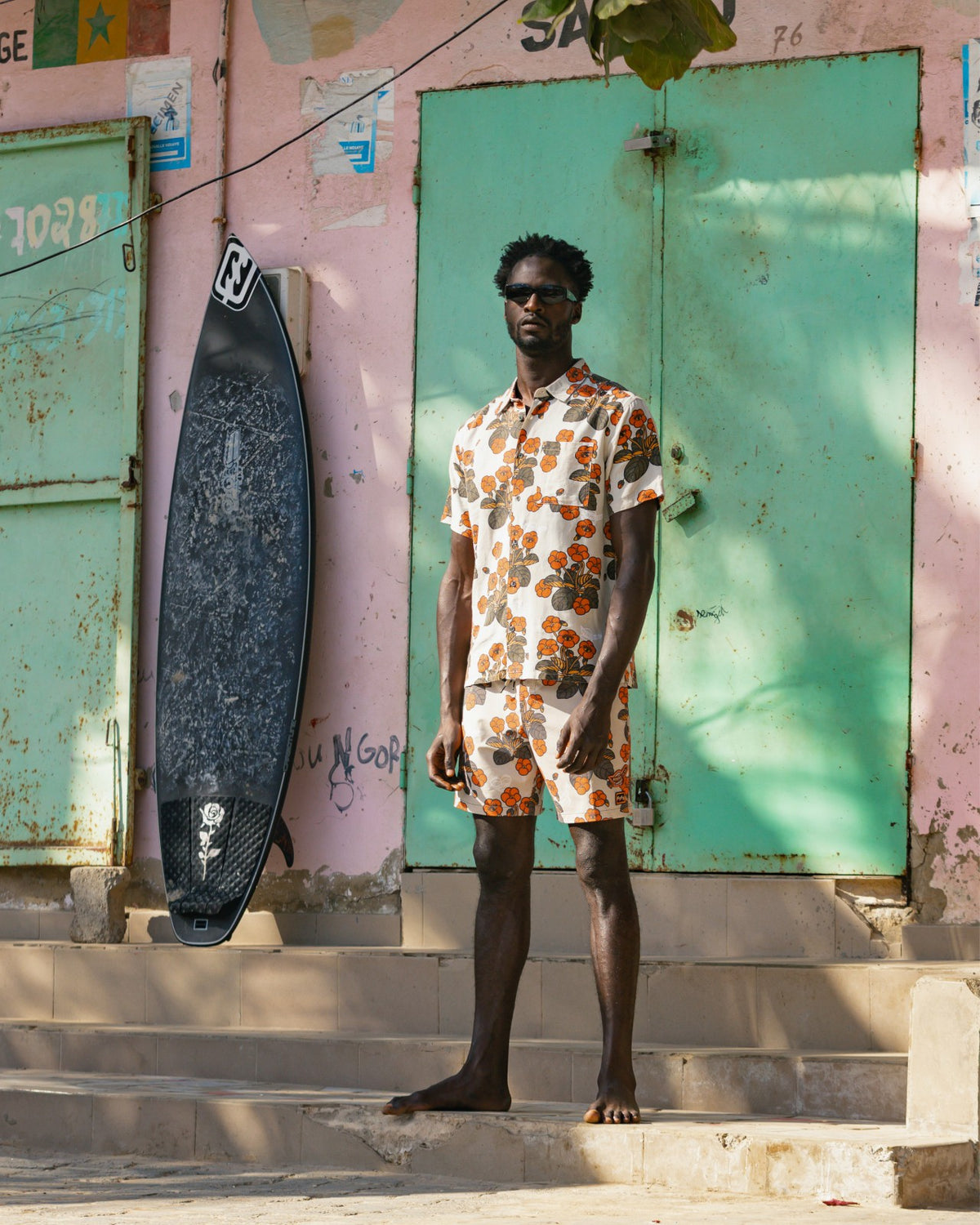 Billabong Billabong x Mami Wata Icons Short Sleeve Shirt - Stone